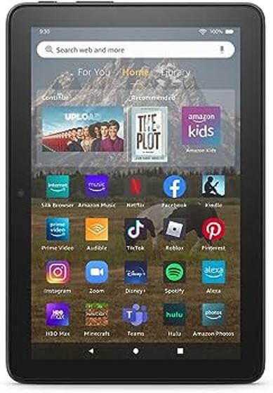 Imagem de Tablet Amazon Fire HD 8 12th Gen (2022) 32GB / 2GB RAM de 8" 2MP / 2MP  - Preto