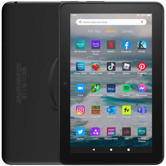 Imagem de Tablet Amazon Fire HD7 - 2/16GB - Wi-Fi - 2022 - 7" - Preto