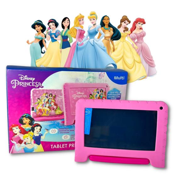 Tablet Multilaser Princesas Nb418 Rosa 64gb Wi-fi