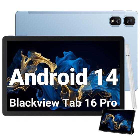 Imagem de Tablet Blackview Tab 16 Pro - Android 14, 4G, 11 Polegadas, 24GB+256GB