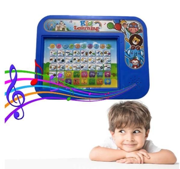 Imagem de Tablet Computador de Brinquedo Infantil Lap Top para Aprendizado 