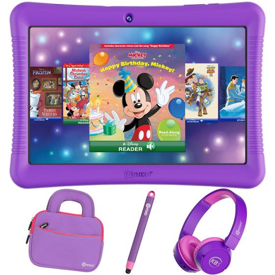 Imagem de Tablet Contixo 10" Android para Crianças - 32GB + 80 Livros da Disney