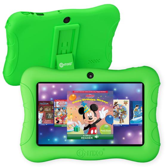 Imagem de Tablet Contixo 7" Android para Crianças - 32GB + 50 Livros da Disney