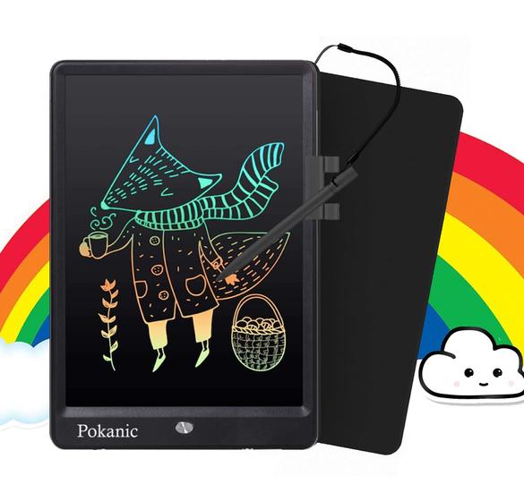 Imagem de Tablet de Desenho LCD Colorido Pokanic para Crianças - Com Caneta