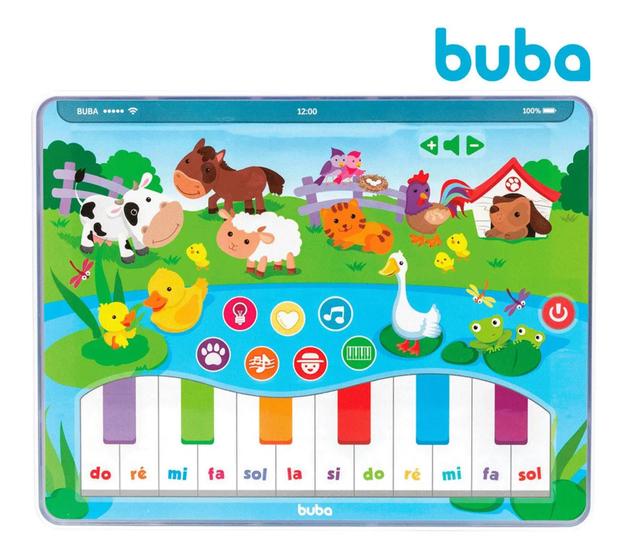Imagem de Tablet Divertido Infantil Musical Menino Menina Origina Buba
