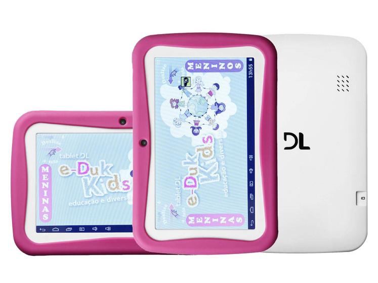 Imagem de Tablet DL e-Duk Kids 4GB Tela 7” Wi-Fi Android 4.1