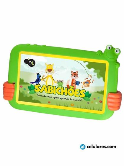 Tablet DL Sabichoes TX386BVD 7" 8GB e 1GB RAM- Branco- Capa Protetora Verde Menor preço em Tablet DL Sabichoes TX386BVD 7" 8GB e 1GB RAM- Branco- Capa Protetora Verde