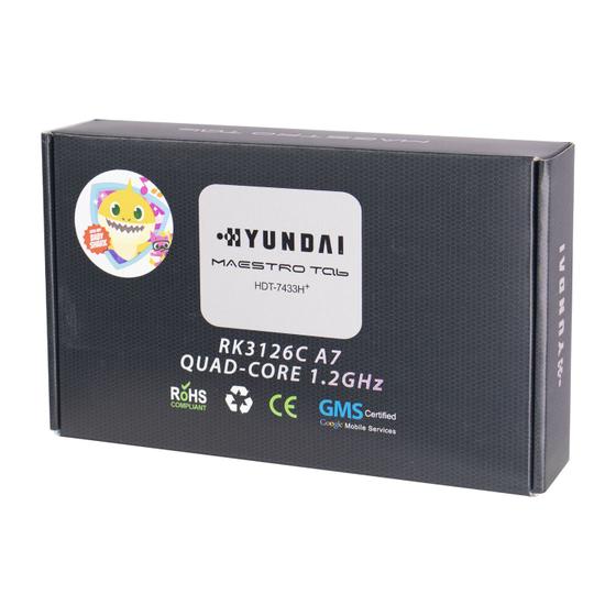 Imagem de Tablet Hyundai Maestro Tab HDT-7433H+ - 1/8GB - Wifi - 7" - Preto