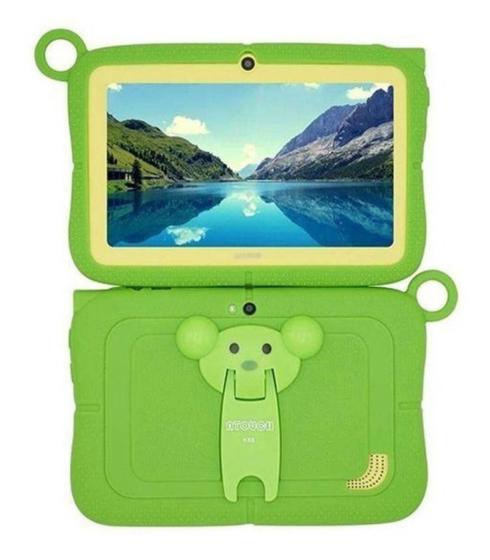 Imagem de Tablet Infantil 8Gb Atouch Criança Wifi Câmera Jogo Verde