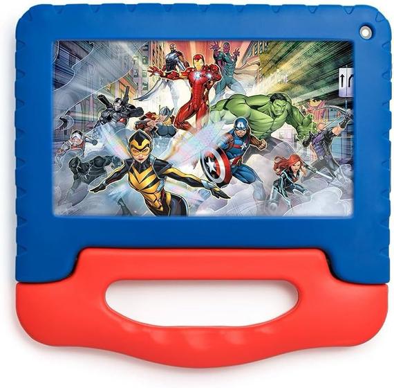 Imagem de Tablet Infantil Avengers 64GB 4GB Ram 7" Com Kids Space NB417 - Multilaser