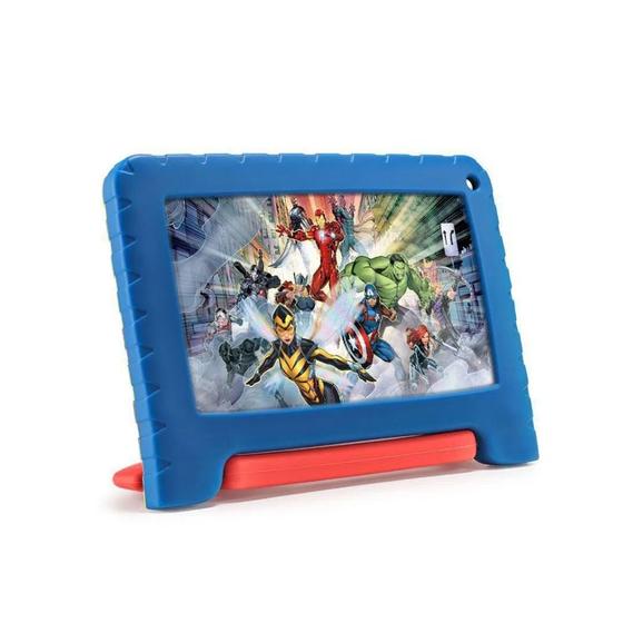 Imagem de Tablet Infantil Avengers Vingadores 4+64GB LCD 7" Android 13