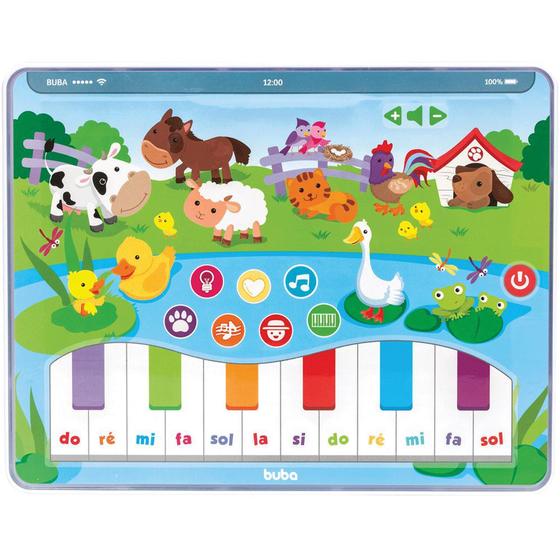 Imagem de Tablet infantil cantando com os animais brinquedo interativo-buba-presente educativo para crianças