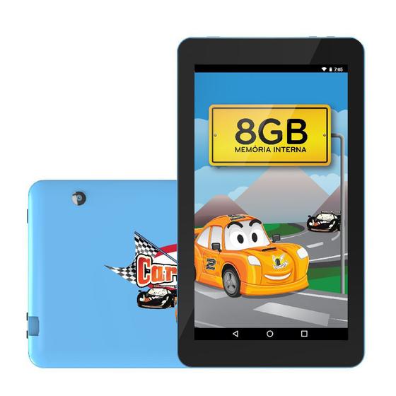 Tablet How Carrinhos Ht705 Azul 8gb Wi-fi