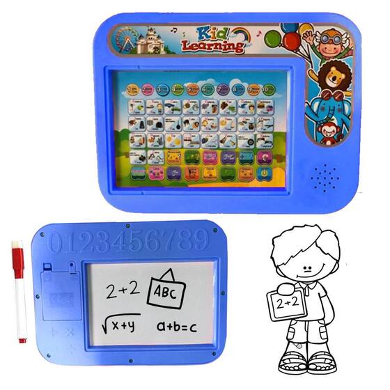 Tablet Infantil Didático Educativo Bilíngue Lousa Desenhar Pintar ...