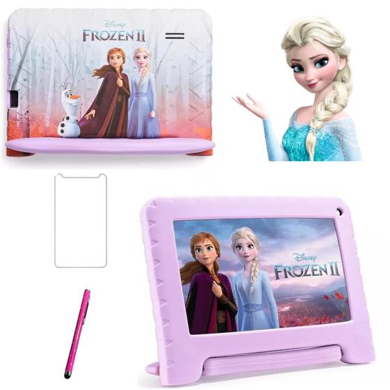 Imagem de Tablet Infantil Frozen II 64GB 4GB Ram 7" Com Caneta e Película 