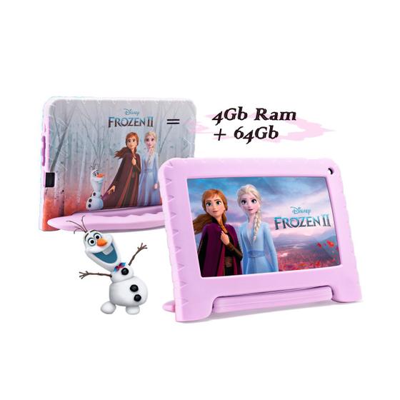 Imagem de Tablet Infantil Frozen II Multilaser 4G Ram 64Gb Netflix