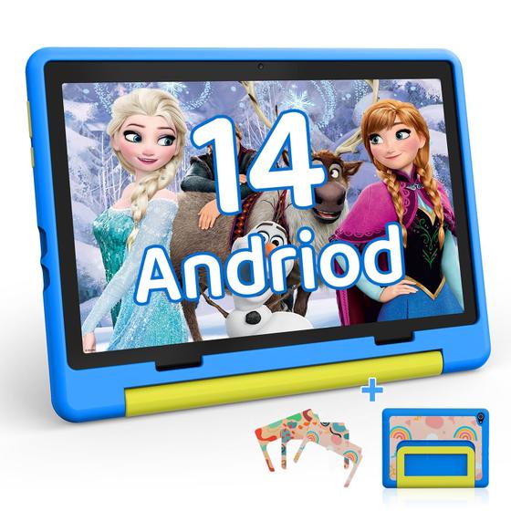 Imagem de Tablet Infantil HiGrace 10 Polegadas - Android 14, 8GB RAM e 64GB ROM
