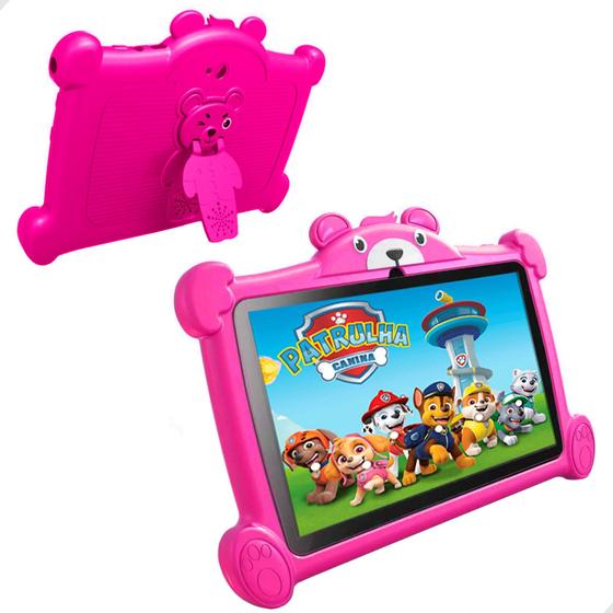 Imagem de Tablet Infantil Kids Rosa 2gb/32gb Com Play Store E Youtube