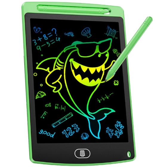 Imagem de Tablet Infantil Lousa Mágica Digital Desenho Colorido 12 Pol