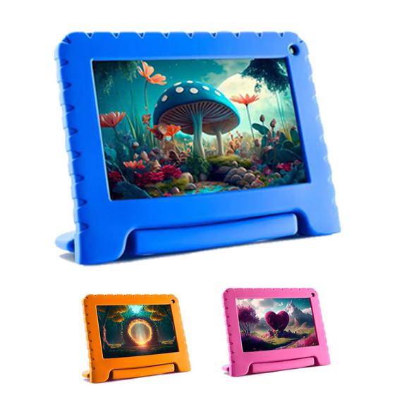 Imagem de Tablet Infantil M7 Kid Pad Multilaser 64GB Youtube Netflix