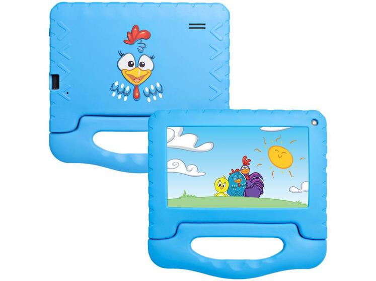 Imagem de Tablet Infantil Multi Galinha Pintadinha com - Capa 7” 32GB Android 11 Quad-Core Câmera Integrada