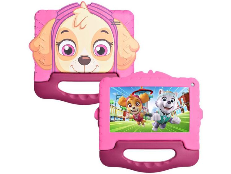 Imagem de Tablet Infantil Multi Patrulha Canina com - Capa 7” 32GB Android 11 Quad-Core Câmera Integrada
