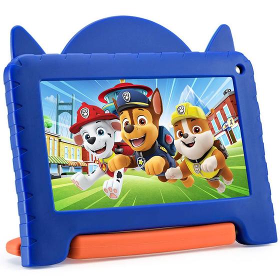 Imagem de Tablet Infantil Multilaser 32G Wifi Capa Patrulha Canina