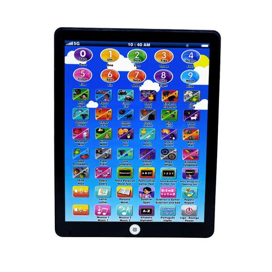 Imagem de Tablet Interativo Bilíngue Art Brink Brinquedo Educativo Para Crianças 830030