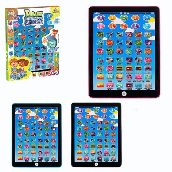 Imagem de Tablet Interativo Infantil Bilingue Educativo para Crianças