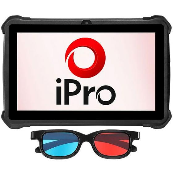 Imagem de Tablet Ipro Turbo 6 Kids Wi-Fi 32GB/2GB Ram de 7" 0.3MP/0.3MP - Preto/Azul