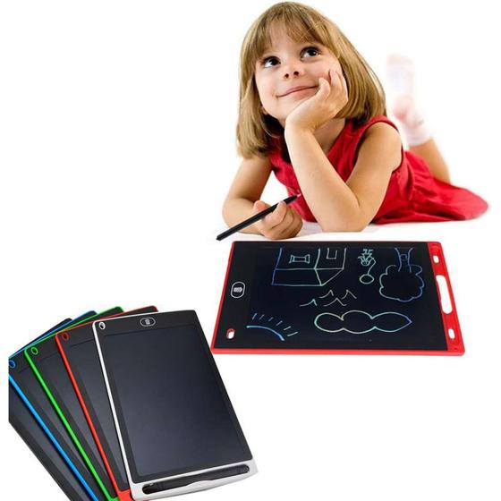 Imagem de Tablet Lousa Mágica Escrever E Desenhar Educativo Tela Lcd