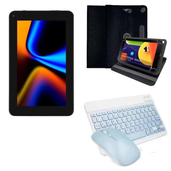 Imagem de Tablet M7 64Gb 4Gb Wi-fi Com Kit Teclado Sem Fio e Mouse + Capa Giratória