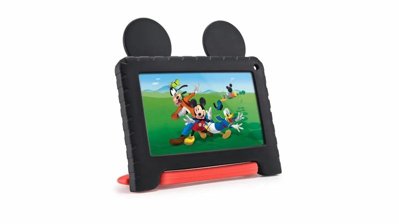 Imagem de Tablet Mickey com Controle Parental 4GB RAM + 64GB + 7 pol + Case + Wi-fi + Android 13 + Quad Core Multi - NB413