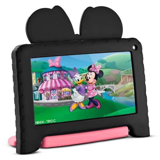 Imagem de Tablet Minnie Mouse Disney Tela 7" 64GB, 4GB de Ram Android 13 Quad Core NB414 - Multilaser