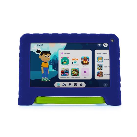 Imagem de Tablet Multi Luccas Neto com Controle Parental 7 pol 4GB RAM 64GB Android 13 Quad Core + Case + Wi-fi - NB423