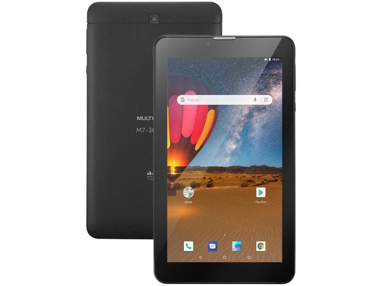 Imagem de Tablet Multi M7 3G Plus NB304 16GB 7” - 3G Wi-Fi Android 8.0 Quad Core Câmera Integrada