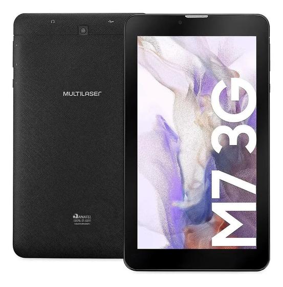 Imagem de Tablet Multi M7 Nb388 32gb 2GB 7'' 3G Wifi Go Edition Preto