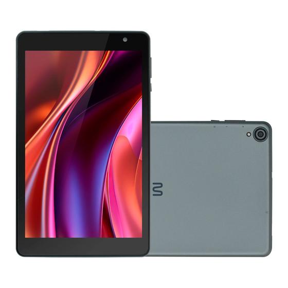 Imagem de Tablet Multi M8 Wi-Fi 6GB RAM + 64GB 2MP/5MP Bluetooth USB-C 8” Android 13 - Cinza