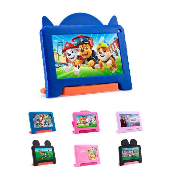 Imagem de Tablet Multilaser Disney Infantil 64GB 4Ram Netflix Youtube