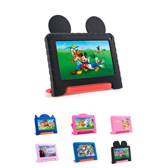 Imagem de Tablet Multilaser Disney Infantil 64GB 4Ram Netflix Youtube