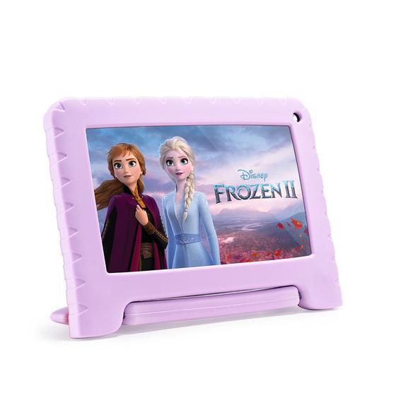 Imagem de Tablet Multilaser Frozen com Controle Parental 32GB + Tela 7 pol + Case + Wi-fi + Android 11 (Go edition) + Processador Quad Core - Preto - NB370