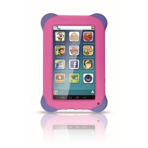 Imagem de Tablet Multilaser Kid Pad 8Gb ,Quad Core ,Android 4.4 ,Cam 2.0 MP, Rosa - NB195