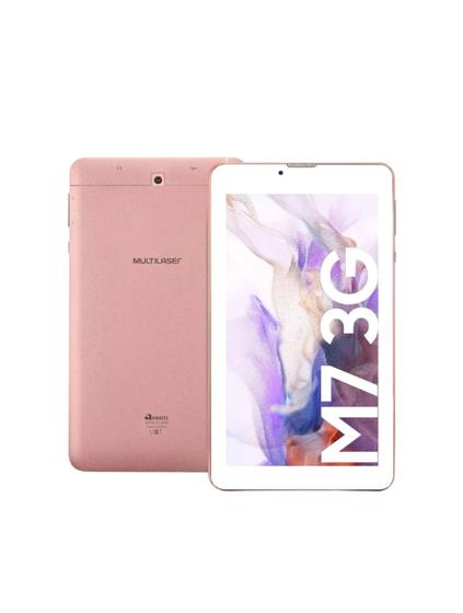 Imagem de Tablet Multilaser M7 3g Wi-fi 32gb Golden Rose Nb361 Cor Rosa