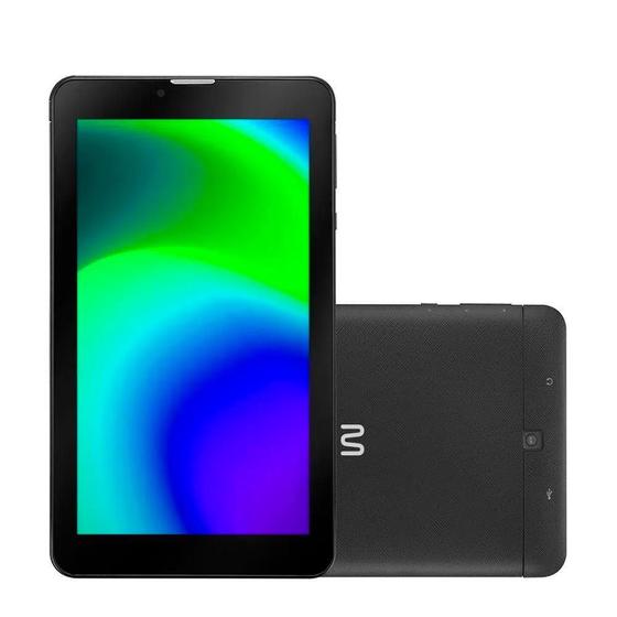 Imagem de Tablet Multilaser M7, Quad Core, 4GB RAM, 64GB, 7, Preto