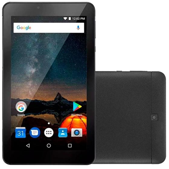 Imagem de Tablet Multilaser M7-S, Preto, Tela 7", WiFi, Android 7.0, 2MP 8GB