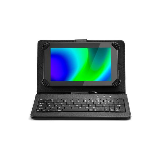 Imagem de Tablet Multilaser M7 Wi-Fi 32GB Tela 7 pol. 1GB RAM + Capa com Teclado Android 11 (Go edition) Processador Quad Core - Preto - NB363