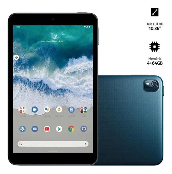 Imagem de Tablet Nokia T10 4G 64Gb 3Gb Ram Tela 8 Hd ul Nk099