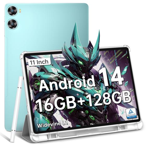 Tablet OUKITEL OT9 Android 14 11 polegadas 16 GB+128 GB 8000mAh ...