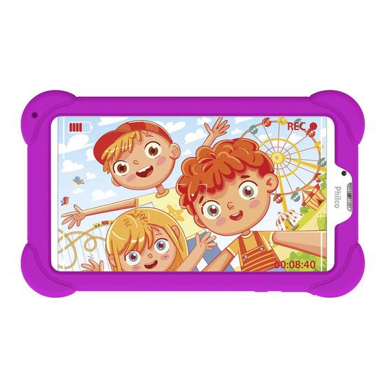 Tablet Philco Infantil Com Capa KIDS 3G PTB7SRG Menor preço em Tablet Philco Infantil Com Capa KIDS 3G PTB7SRG