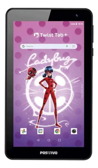 Imagem de Tablet Positivo Twist Tab Ladybug 2GB 64GB Tela 7” + com 2 capas